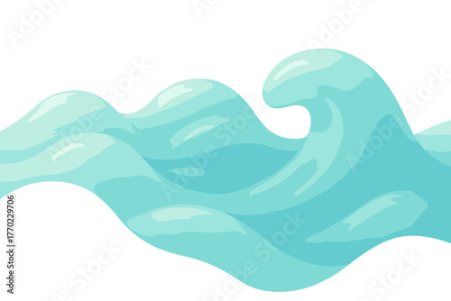 Like flowing crests vector gel illustration rising organic gentle soft rounded featuring