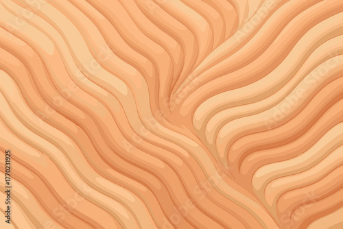 Ridges soothing composition shaped illustration vector inflated like harmony folds clay rhythmic