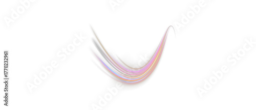 Fast neon streaks, glowing dynamic light ribbons, high-speed abstract trails PNG