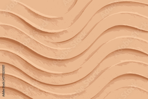 Across tactile layered harmony background illustration sculpted vector harmoniously surface curved clay