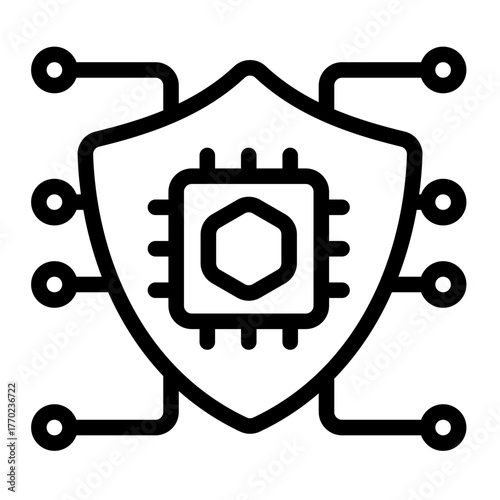 ai security icon for illustration