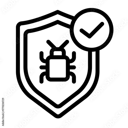 antivirus icon for illustration