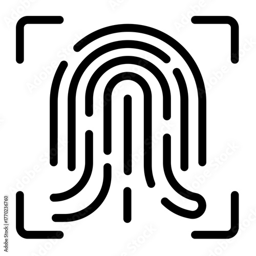 biometrics icon for illustration