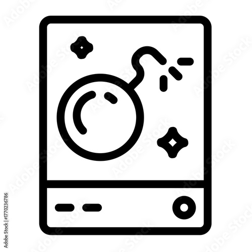 ddos icon for illustration