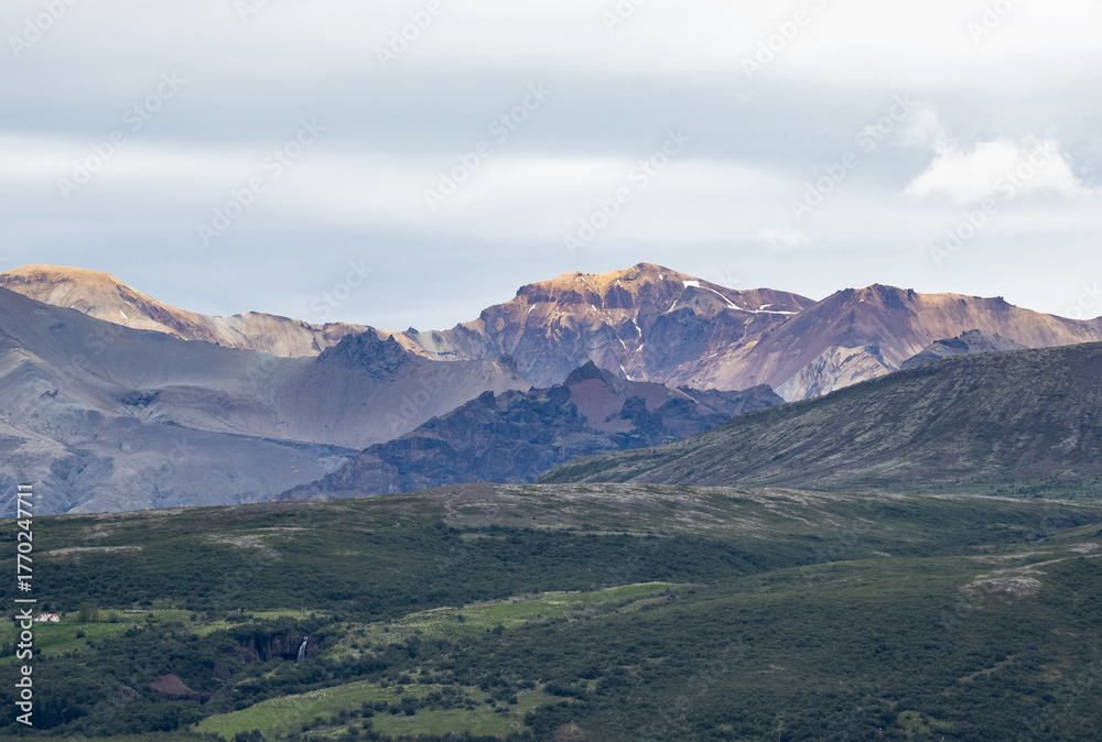 Fototapeta premium mountains and landscape in Iceland