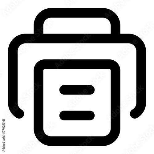 Printer Line Icon Vector, Modern Outline Device and Electronic Symbol for Technology and Computer Concept