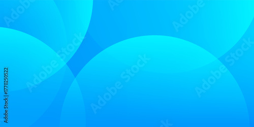 Abstract background blue with dynamic circle shape elements. Trendy and modern geometric gradient background. Vector Illustration