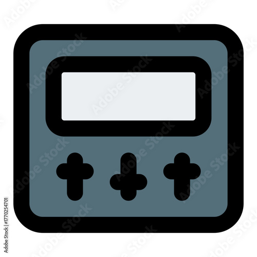 Video Switcher Filled Line Icon Vector, Bold Outline Device and Electronic Symbol for Technology, Computer, and Gadget Concept