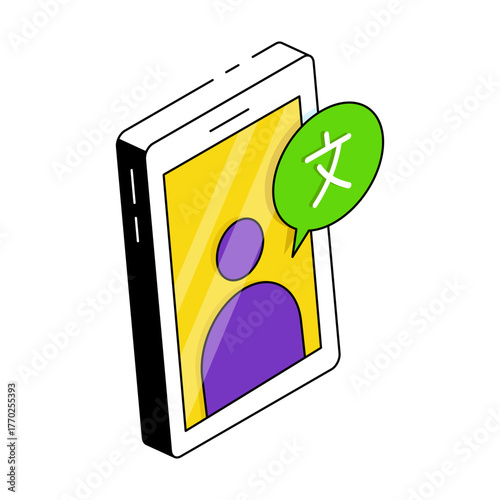      Vector design of language translator icon