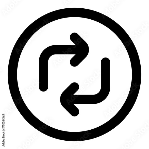 Swap Line Icon Vector, Modern Outline UI and User Interface Symbol for Web and Mobile App Design Concept