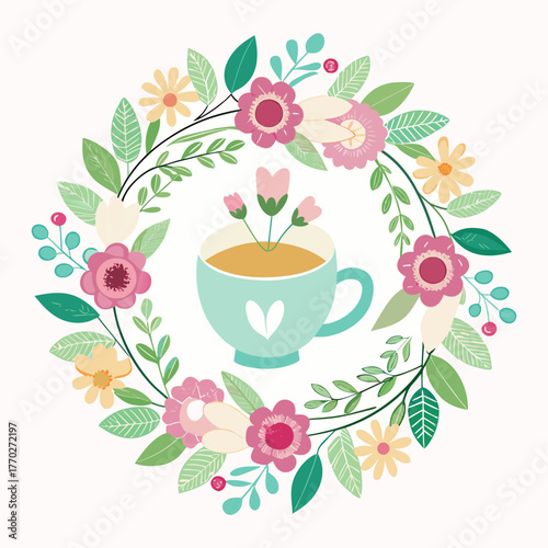 bouquet of flowers in a vase