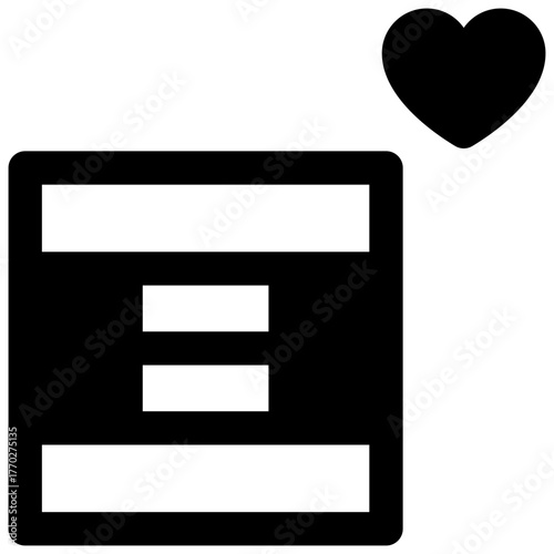 Humanitarian aid. Outlined stroke vector icon with black-filled details.