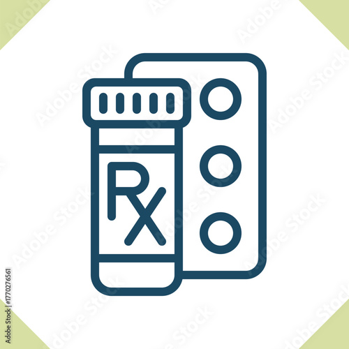 Pill Bottle Icon