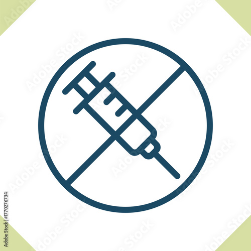 Anti-Vax Icon