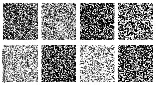 Turing Pattern Formations Evolving Through Reaction-Diffusion Systems in Abstract Simulations, Expressing Biological Growth, Morphogenesis, Generative Art and Scientific Visualization, Seamless and Dy