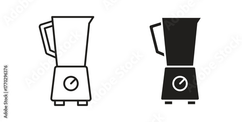 Blender icon in doodle and stroke style.