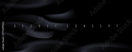 Abstract background with mountain rock texture and dark futuristic effect. Realistic wallpaper. Elegant background with dark material. Vector illustration