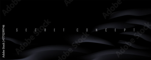 Abstract background with mountain rock texture and dark futuristic effect. Realistic wallpaper. Elegant background with dark material. Vector illustration