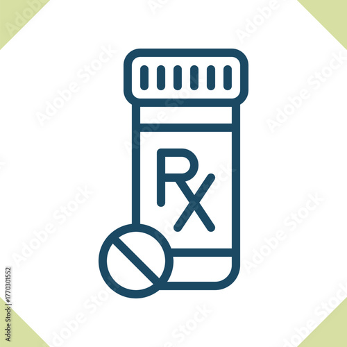Pill Bottle Icon
