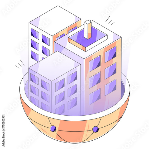 Premium download illustration of meta land