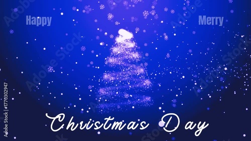 Happy Merry Christmas Day Animated Video