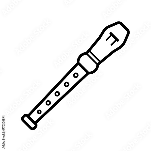 flute -  vector icon