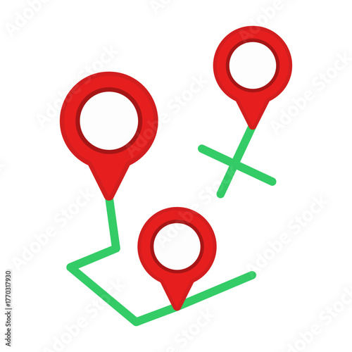 Multiple Destinations Icon