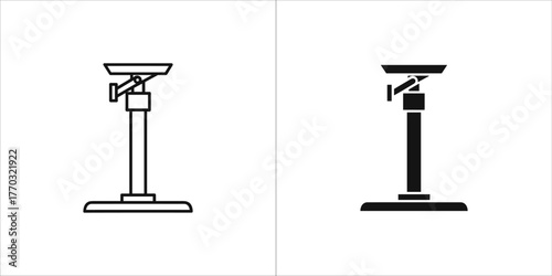 Adjustable stand for equipment