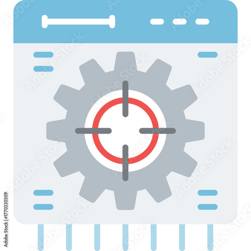 Target Audience Icon Vector Element