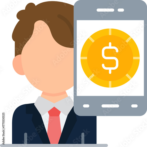 Affiliate Marketing Icon Vector Element