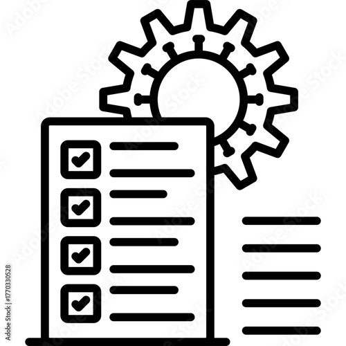 Back Office Icon Vector Element