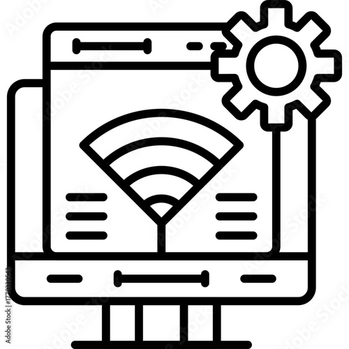 Automatic Icon Vector Element