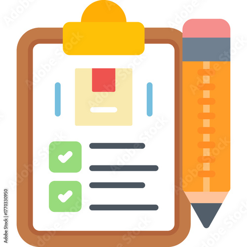 Clipboard Icon Vector Element