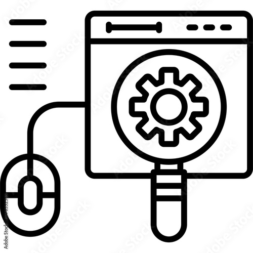 Backend Icon Vector Element