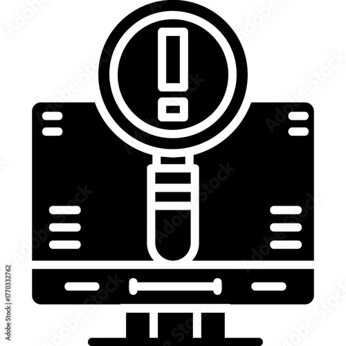 Monitor Icon Vector Element