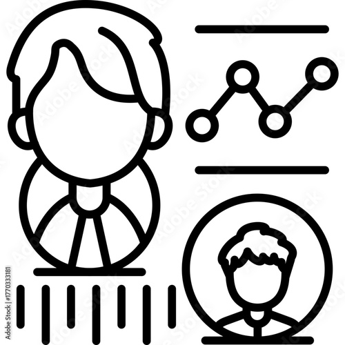 Analytics Icon Vector Element