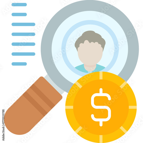 Headhunting Icon Vector Element