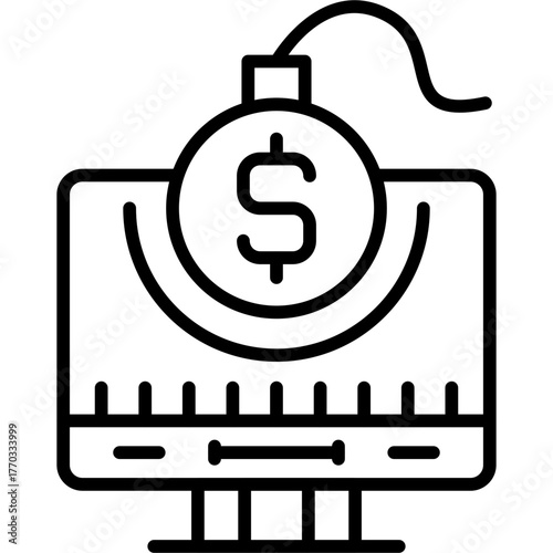 Bomb Icon Vector Element