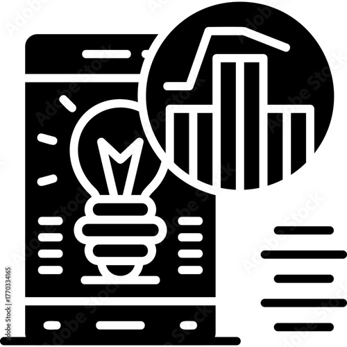Analytics Icon Vector Element