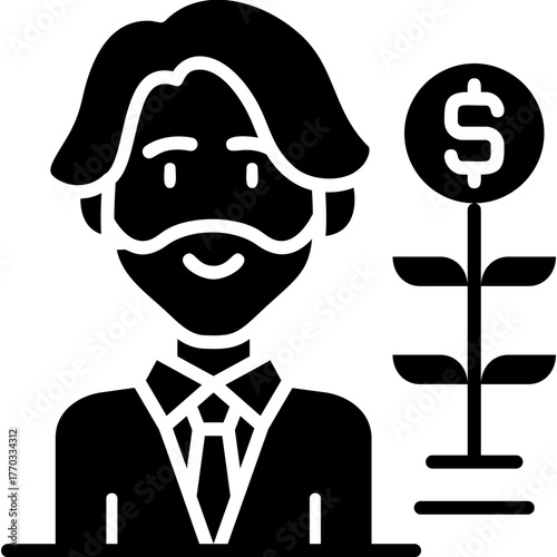 Business Individuals Icon Vector Element