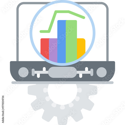 Analytics Icon Vector Element