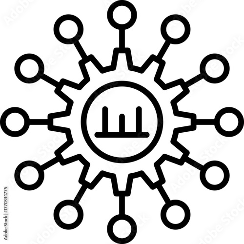 Analytics Icon Vector Element