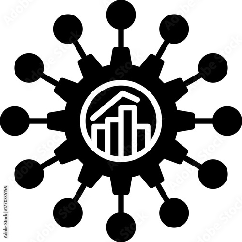 Analytics Icon Vector Element