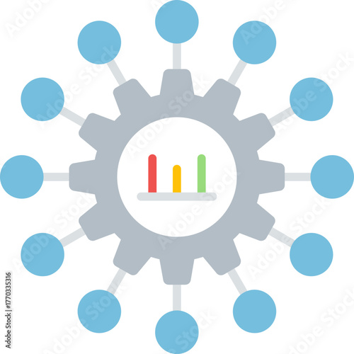 Analytics Icon Vector Element
