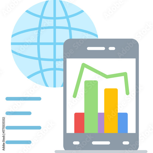 Analytics Icon Vector Element