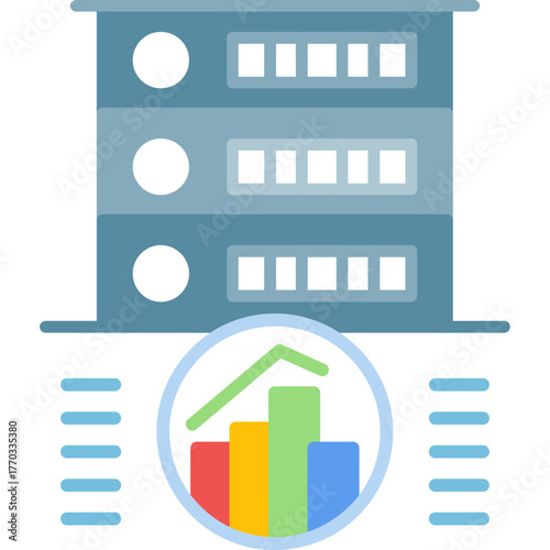 Analytics Icon Vector Element
