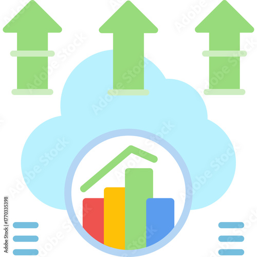 Analytics Icon Vector Element