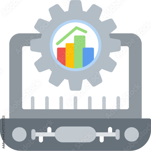 Analytics Icon Vector Element