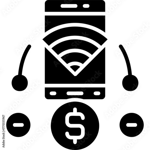 Smartwatch Icon Vector Element