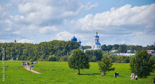 Orthodox monastery in the village of Bogolyubovo,